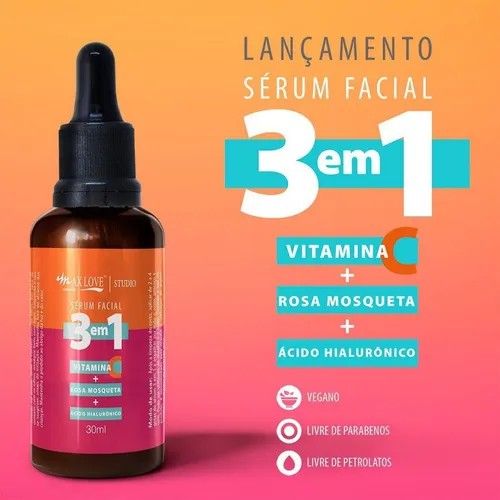 Sérum Max Love: Tripla Ação