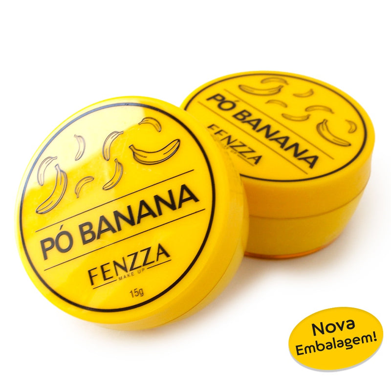 Pó Banana Fixador Translúcido Finalizador Fenzza