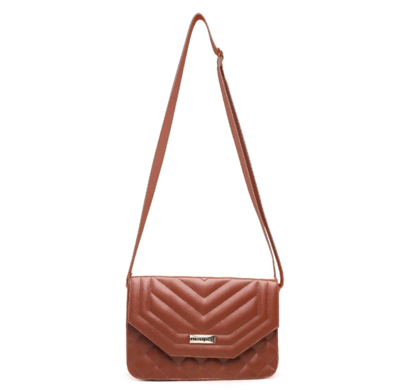 Bolsa Olivia - Tiracolo MOUPED - Elegância Bordada em Detalhes