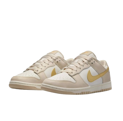 Tênis Nike SB Dunk - Nude e Dourado - Luxo e Sofisticação em Cada Passo