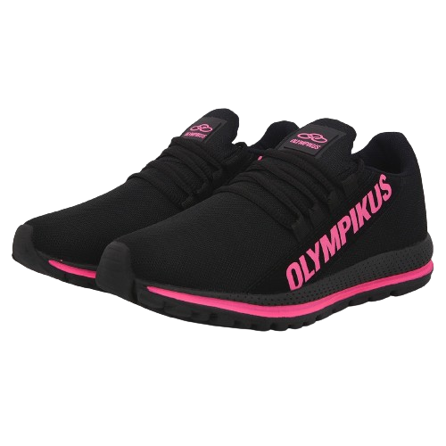 Tênis Olympikus Cyber 2 - Preto e Rosa - Estilo e Conforto