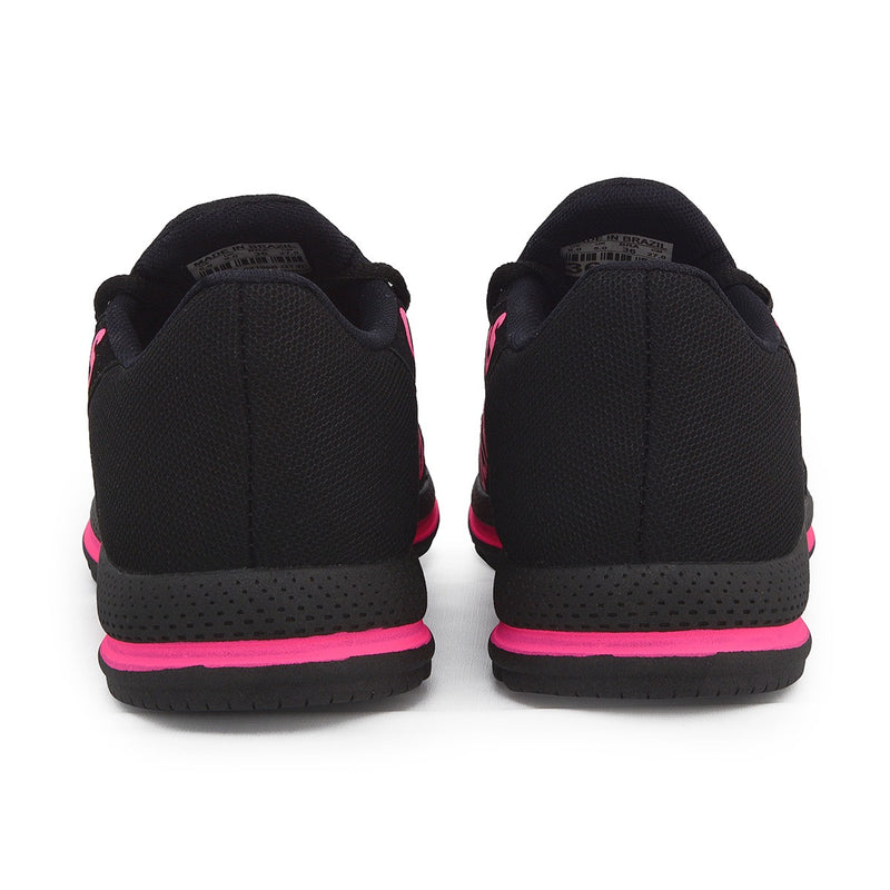 Tênis Olympikus Cyber 2 - Preto e Rosa - Estilo e Conforto